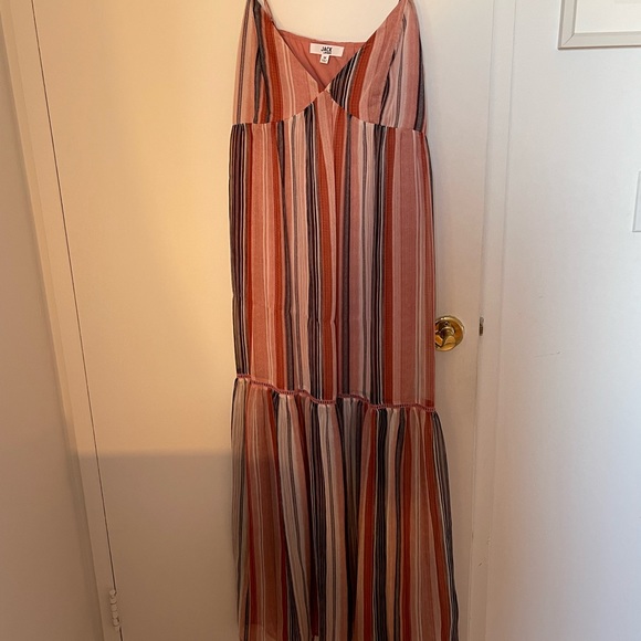 Jack/BB Dakota striped maxi dress size medium - Picture 3 of 5